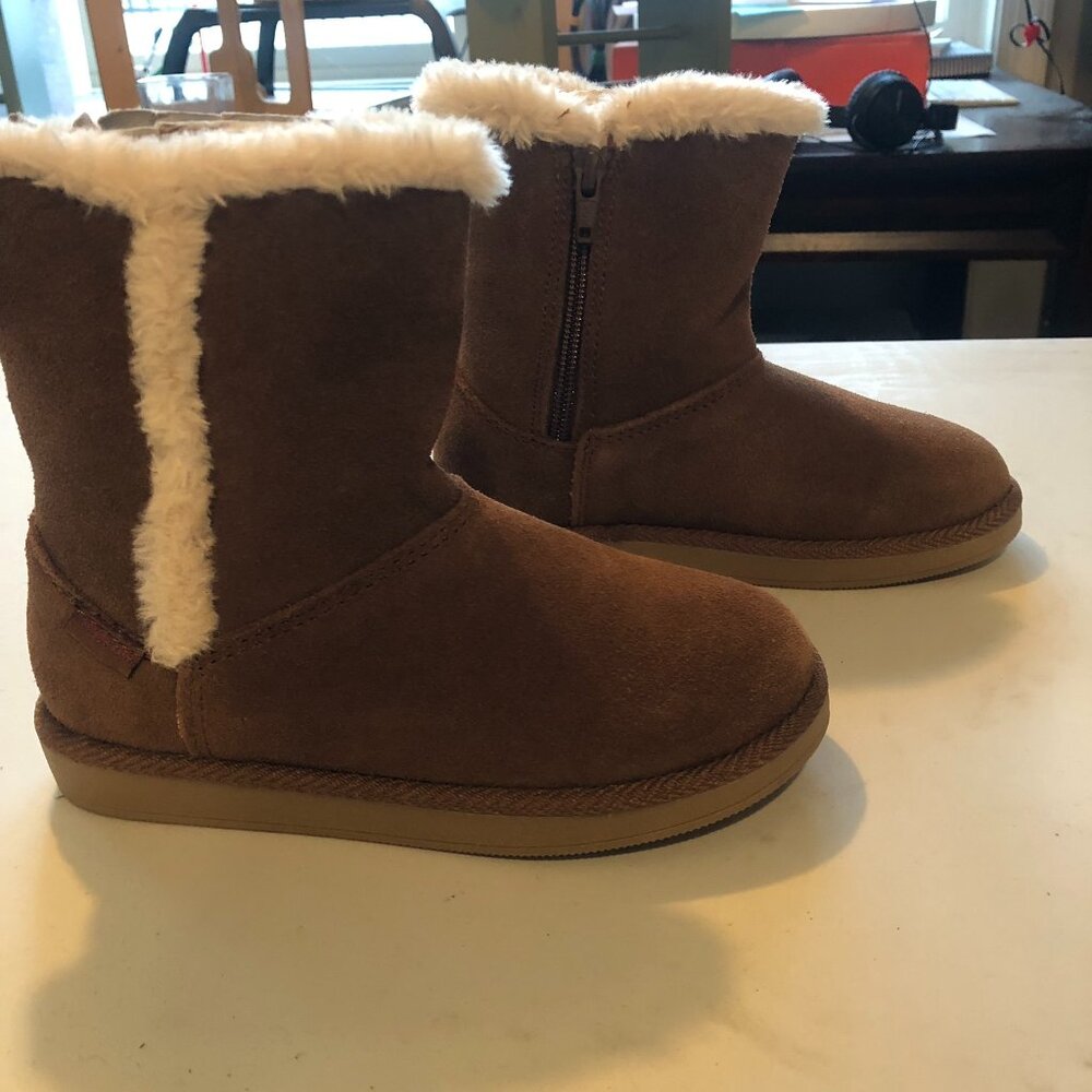 Stride Rite girls boots Arabella w fur lining size 12M